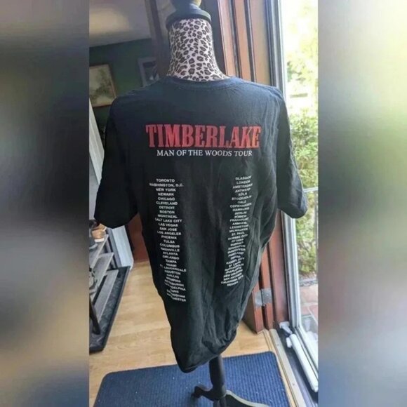 Justin Timberlake Man Of The Woods Tour Shirt X-Large (EUC) - Picture 6 of 9